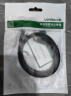 绿联（UGREEN）六类网线 千兆网络宽带线 CAT6类家用电脑监控扁平网线 8芯双绞成品跳线 1米 黑色50173 实拍图