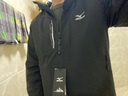 美津浓 MIZUNO 户外夹克男连帽梭织透气情侣锋衣加绒加厚加棉外套男上衣 实拍图