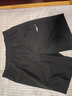 鸿星尔克运动短裤男夏季透气宽松凉感跑步短裤男裤速干清爽五分裤休闲裤子 正黑-3003 M （160-165cm/100-110斤） 实拍图