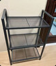 京东京造厨房置物架网格落地储物家用零食杂物货架客厅收纳架三层青灰色 实拍图