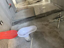 迪普尔装修专用临时一次性简易马桶工地施工蹲便器蹲坑用塑料座便器便盆 白底-红盖 晒单实拍图