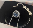 潘多拉（PANDORA）海洋之心项链套装深蓝色925银闪耀简约大气优雅时尚生日礼物送女友 实拍图