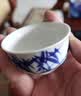 末都手绘功夫茶具茶杯陶瓷 景德镇青花瓷器单只品茗杯茶盏普洱小单杯 荷香四溢【40ML】 实拍图