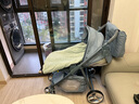 ANGI BABY婴儿车可坐可躺婴儿车高景观双向推行轻便折叠新生儿减震宝宝推车 北冰蓝【一键折叠+双向推行】 坐躺高景观座舱远离汽车尾气灰尘 实拍图