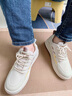 森馬男鞋2025秋季新款休闲百搭小白鞋子男士软底轻便厚底增高板鞋男款 米色 40 实拍图