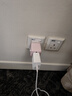 飞利浦（PHILIPS）出国转换插头/多国通用国际旅行插座转换器/英标欧标美标澳标日本韩国新加坡适用含两口插头粉 实拍图