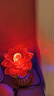 庄子然莲花灯供佛摆件家用佛前供灯菩萨佛堂观音供奉灯带音乐七彩长明灯 一盏装【七宝红花】58首可插电可电池5 实拍图