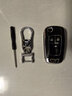 赤鲨适用别克英朗汽车钥匙套改款精英型扣男女车内装饰保护壳扣包 C款黑壳+车标单扣 实拍图