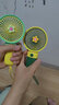 电风扇小风扇手持风扇usb风扇充电便携式挂绳随身风扇可爱卡通静音 小花款-蜜瓜绿 实拍图