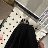 UR【钟楚曦同款】女装新复古回潮风腰带设计感连衣裙UWJ740011 正黑 XS 实拍图