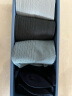 全棉时代男女袜子情侣5A抗菌中长短筒船袜4双装 藏蓝+泰蓝+石灰+雾灰 晒单实拍图