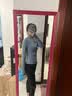 槿城瑜伽服女春秋长袖高弹速干透气运动外套健身服紧身显瘦上衣WT01 雾蓝+黑色长裤 M （95-105斤） 实拍图