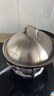 欧德罗食品级304不锈钢18/10不锈钢锅盖32/34/36cm一体成型带汽孔锅盖 28cm带汽孔钢盖 实拍图