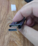 毕亚兹 DP转HDMI转换器线 高清DisplayPort公对母转接头 笔记本电脑显卡台式机接显示器投影仪转换头 黑 实拍图