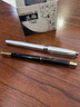 英雄（HERO）美工笔钢笔暗尖弯头弯尖硬笔书法笔成人练字专用男女手绘书法美工钢笔 免费刻字 丽雅黑铱金笔+金属灰软笔 实拍图