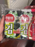 海牌菁品 韩国进口 原味海苔2g*8包 饭团寿司下午茶即食紫菜 儿童休闲零食 实拍图