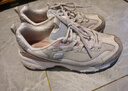 斯凯奇（Skechers）奶茶熊QQ豆乳秋季新款女鞋潮流复古老爹鞋舒适增高运动鞋 玫瑰红色/ROS 36 实拍图