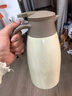 雄泰（XiongTai） 保温壶家用暖壶水壶热水瓶暖瓶2L开水瓶大容量不锈钢咖啡壶 米白色 2000ml 实拍图
