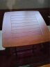 竹庭（zhuting）小折叠方桌子正方形折叠桌餐桌楠竹实木吃饭桌简易家用阳台折叠桌 茶色小方桌60*60*75 实拍图