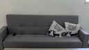 芝迈2024新款沙发客厅折叠两用沙发床出租房小户型防猫爪 【棉麻款+实木沙发腿】浅灰色 三人位 1.7m +抱枕 实拍图