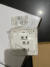 飞利浦（PHILIPS）开关插座面板S20香槟金86型暗装家用墙壁插座带一开双控哑光插座 斜五孔（10A）单只 实拍图