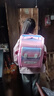 醇龙（CHUNLONG）儿童书包小学生女孩三到六年级一二减负男孩防水双肩背包轻便 大号粉色HC368 实拍图