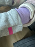 全棉时代儿童袜子婴儿棉袜宝宝新生儿地板袜男女童中长筒袜春夏秋冬 3双装 【中筒】灰紫+浅粉+白色 3条 4-6岁 （15cm） 实拍图