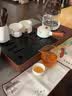 逸居客（YIJUKE）【2条装】国风茶巾茶布茶具配件茶垫布茶台布彩绘茶桌布擦壶巾 实拍图
