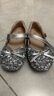 斯纳菲女童皮鞋春秋儿童水晶鞋亮钻公主鞋小女孩舒适软底单鞋月光银30 实拍图