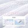 ASK JUNIOR女童连衣裙2025夏薄款中大童时尚泡泡袖纯色公主裙 白色 120 实拍图