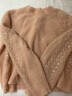 哥文花园（COVENGARDEN）新款简约马海毛羊毛针织衫女上衣 红色 M 晒单实拍图