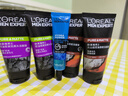 欧莱雅（LOREAL）男士洗面奶控油磨砂洁面乳深层清洁氨基酸洁面膏青少年巴黎olaiya 抗黑头洁面膏 50ml *支 实拍图