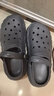 洁丽雅手术室洞洞鞋男士夏季外穿防滑沙滩凉鞋厚底EVA防臭医用拖鞋男 灰色 【顺丰速运 安心送达】 44-45 【适合43-44码】 实拍图