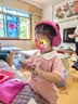 onanoff儿童蓝牙耳机BuddyPhones Play+高品质头戴式不入耳有线无线耳麦 学生礼物听音乐故事英语网课学习 公主粉 实拍图