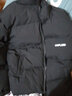 西域传奇 棉服男士潮牌ins港风秋冬季加厚新款潮流羽绒棉衣服情侣装外套男 黑 M （适合80斤-100斤） 实拍图