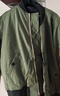 马登工装 美式复古MA-1飞行夹克加厚保暖棉服阿美咔叽棒球服外套男 浅绿色 L 实拍图
