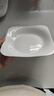 6个陶瓷菜盘子 家用白盘酒饭店如意盘子四方形盘碟子微波炉餐具 白8英寸菜盘6个(如意盘) 实拍图