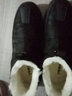 布舍元休闲青年加棉保暖防滑高帮雪地靴老北京布鞋男341-4003 黑色 43 实拍图