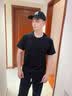 雾卡（WUKA）【纯棉4件】短袖t恤男圆领宽松半袖男纯色棉T恤夏季男装上衣服t衫 纯色：白+白+黑+黑 2XL (150-165斤内) 实拍图