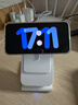 PZOZ【国家3C认证】三合一磁吸无线充电器适用苹果iphone17手机S11手表iwatch充电宝带支架底座Magsafe 白色【配TC快充线 附10000mAh磁吸充电宝】 实拍图