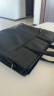 COW男包公文包男士手提包横款大容量耐磨耐用商务休闲电脑包 C-6666 黑色 套 晒单实拍图