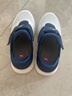 足力健老人鞋中老年轻软透气休闲鞋防滑夏凉鞋2421510J 男-白/蓝 38 实拍图