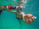 WATERTIME/水川 浮潜面罩潜水镜全干式呼吸管儿童成人游泳潜水装备火山灰 实拍图