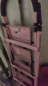 星奇堡 家用梯子工程梯折叠多功能人字梯伸缩室内加厚两用梯子 加厚四步梯-粉色 实拍图