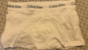 Calvin KleinCK 男士平角内裤套装套盒 3条装 送男友礼物 U2664G 998黑白灰 S  晒单实拍图