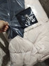 骆驼（CAMEL）【小太阳】户外羽绒服鸭绒加厚羽绒衣经典时尚防风保暖运动外套 白玉粉/幻影黑 男女同款 2XL 实拍图
