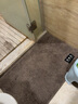 华旭 浴室吸水地垫卫生间门口防滑垫子厕所脚垫门垫进门卧室家用保暖 棕色 50x80cm【主图款】 实拍图