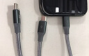 罗马仕 数据线三合一充电线6A快充100W充电器线一拖三头适用苹果Type-c安卓iPhone16/15小米华为手机车载 实拍图