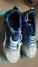 EXUELING男鞋秋季透气垫减震大码男鞋运动鞋青少年潮跑步鞋增高秋季鞋子男 天蓝 44 (270mm) 实拍图