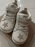 泰兰尼斯童鞋211秋冬新款学步鞋男宝宝加绒鞋女童防踢耐磨机能鞋婴儿鞋 白/杏-超纤-春秋款 24 内长15.5cm 适合脚长14.3-14.7 实拍图